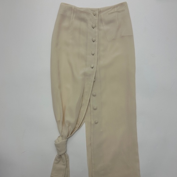 Acne Studios Silk Knot Skirt - Picture 1 of 7